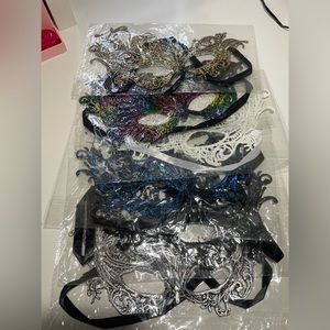 masquerade mask bundle 6 pieces